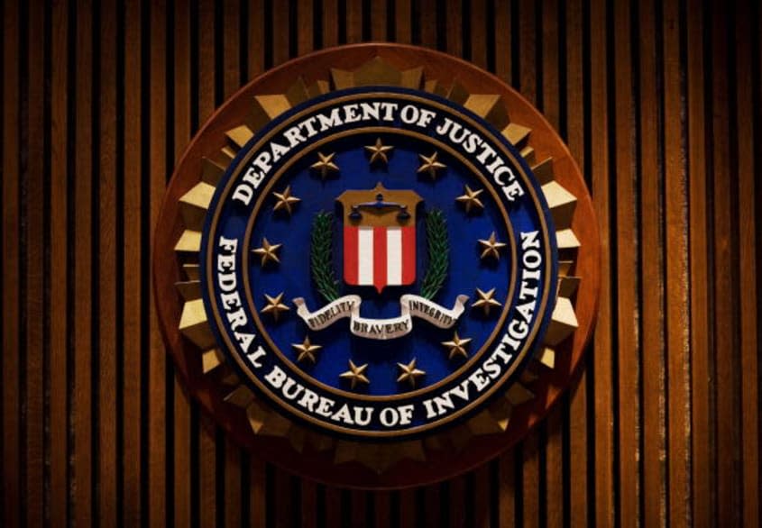 The FBI seal.