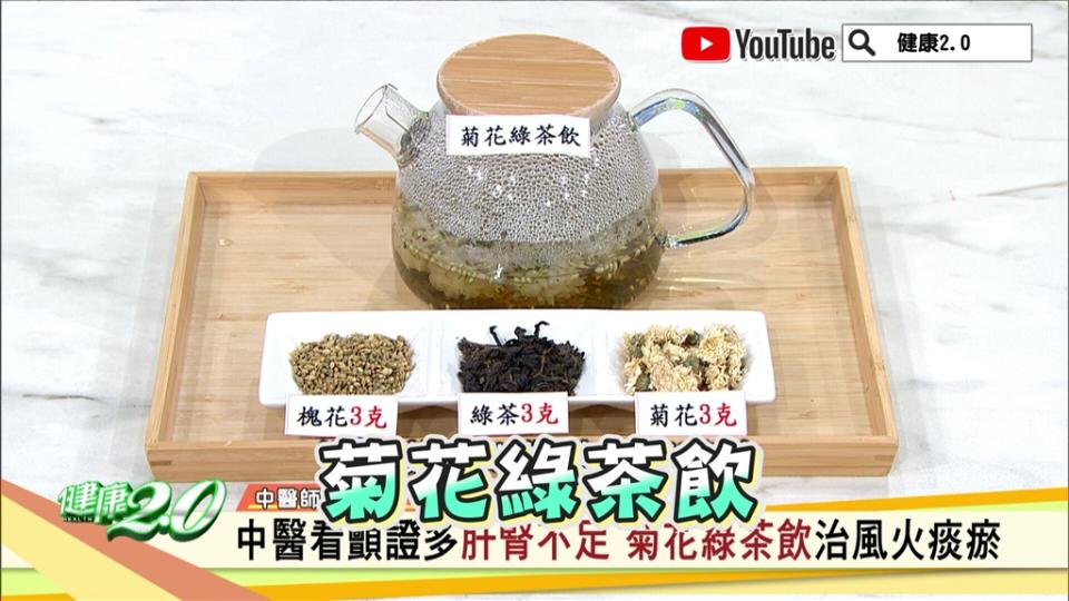 菊花綠茶飲_改善顫抖_改善手抖