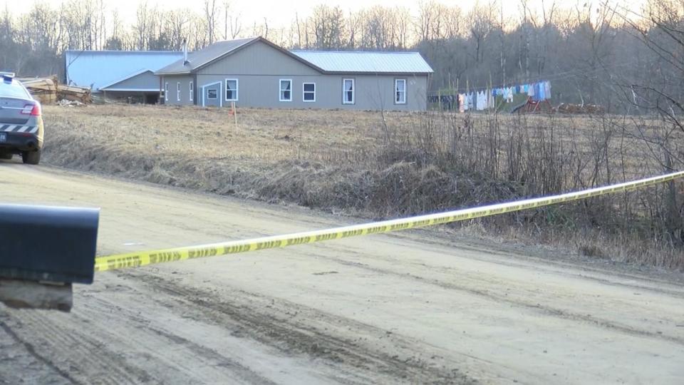 PHOTO: Police are investigating the murder of a 23-year-old pregnant woman found dead at a home in Spartansburg, PA, Feb. 26, 2024. (ABC News/WJET)