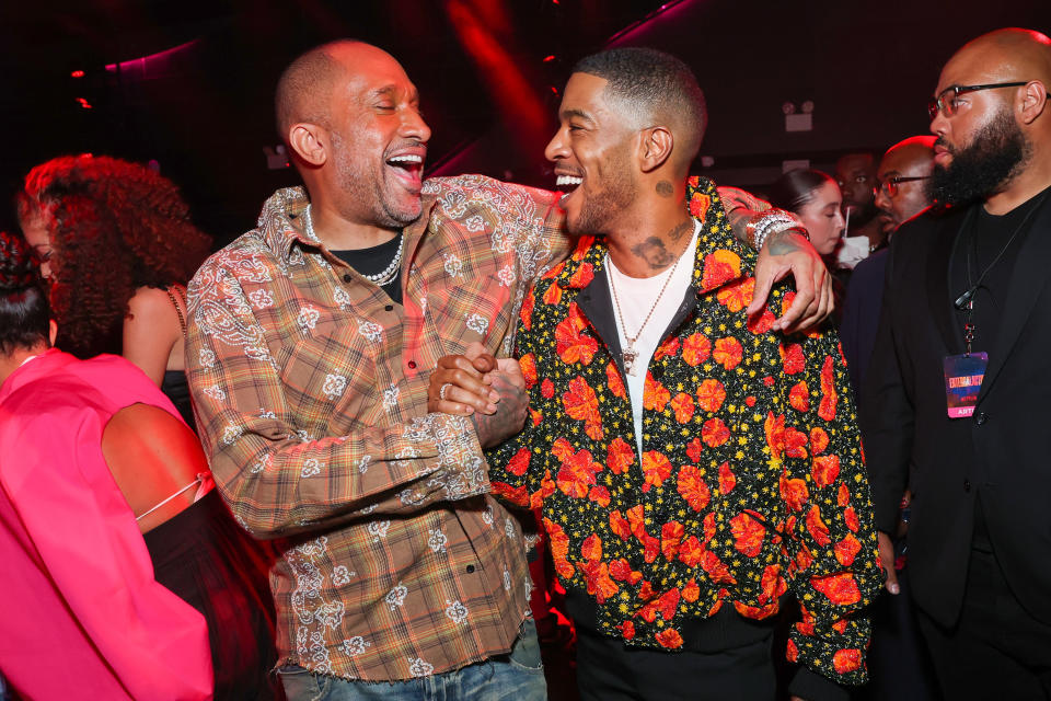 Kenya Barris and Scott Mescudi attend the ‘Entergalactic’ Premiere in New York City. - Credit: Monica Schipper/Getty Images for Netflix