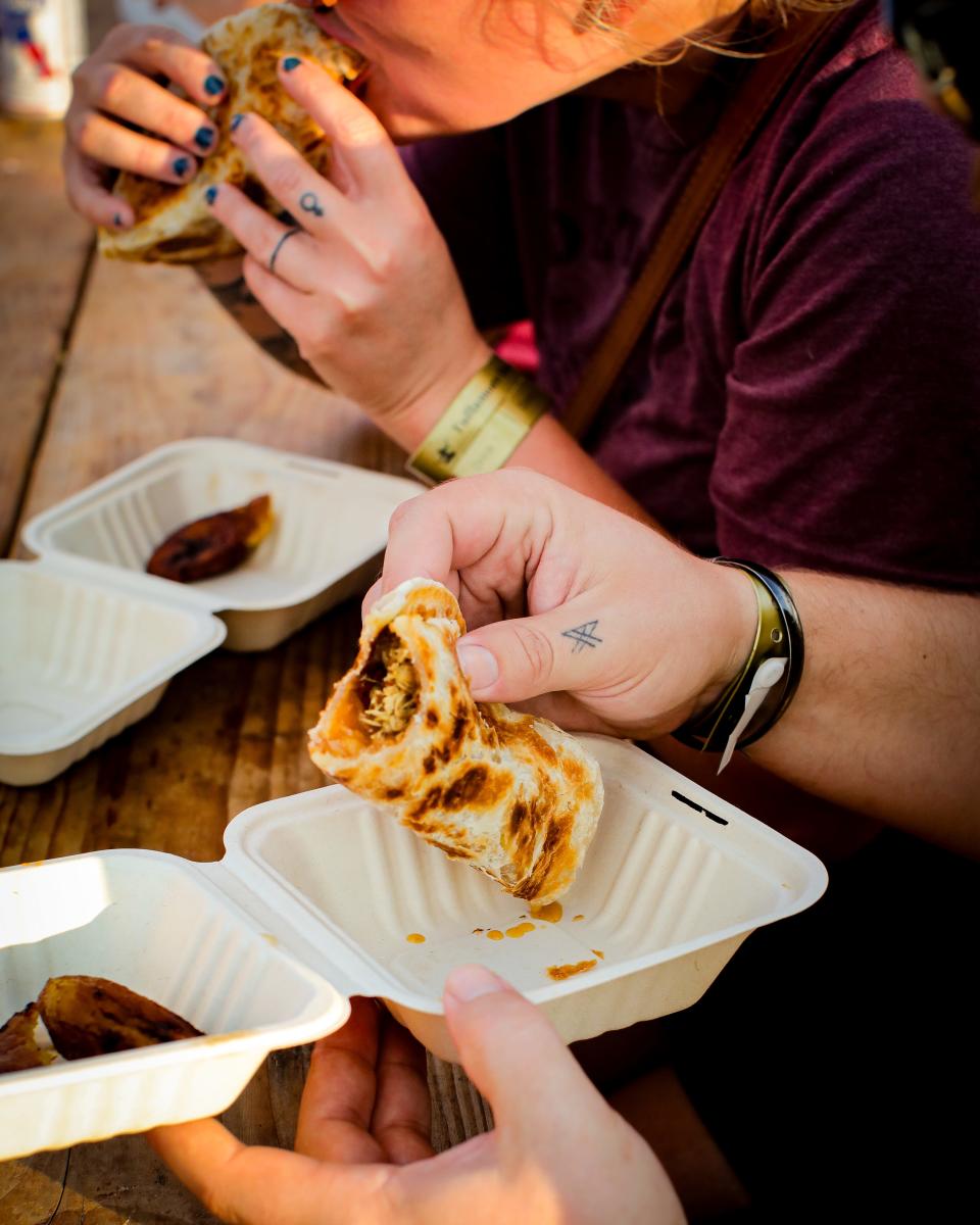 Waka food truck offerings.