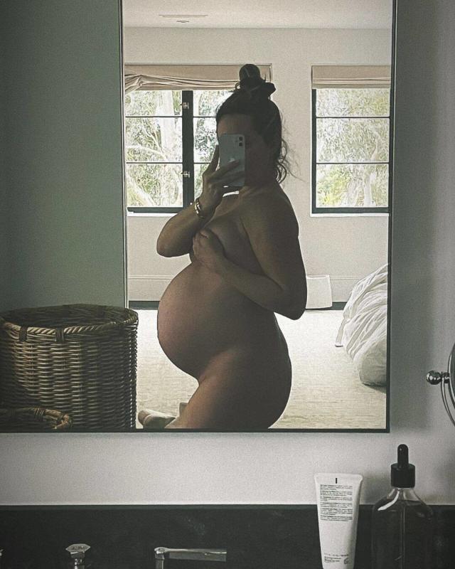 640px x 800px - Pregnant Ashley Tisdale Urges Fans to Love Their Bodies While Posing Nude  on Instagram