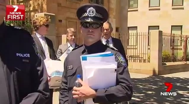 Constable Matthew Schwarz should have his police ID revoked, according to South Australia&#39;s Police Ombudsman. Photo: 7 News