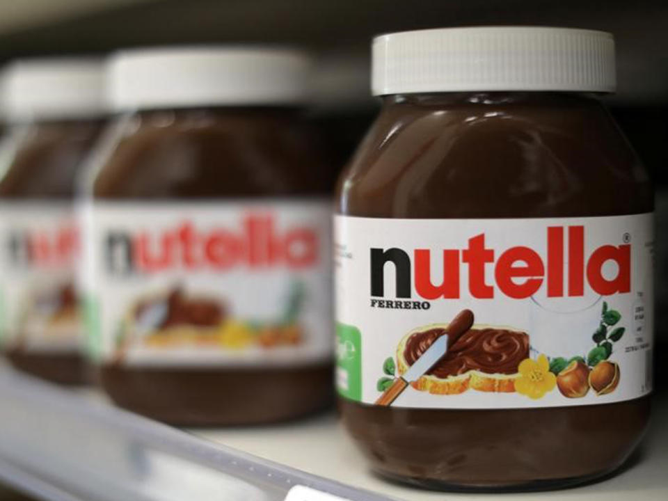 Nutella gibt’s im Edeka-Markt Raber fortan nicht mehr nur im Glas, sondern auch im 3-Kilo-Eimer. (Bild-Copyright: Eric Gaillard/REUTERS)