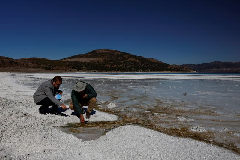 Turkey 's lake Salda in Burdur province