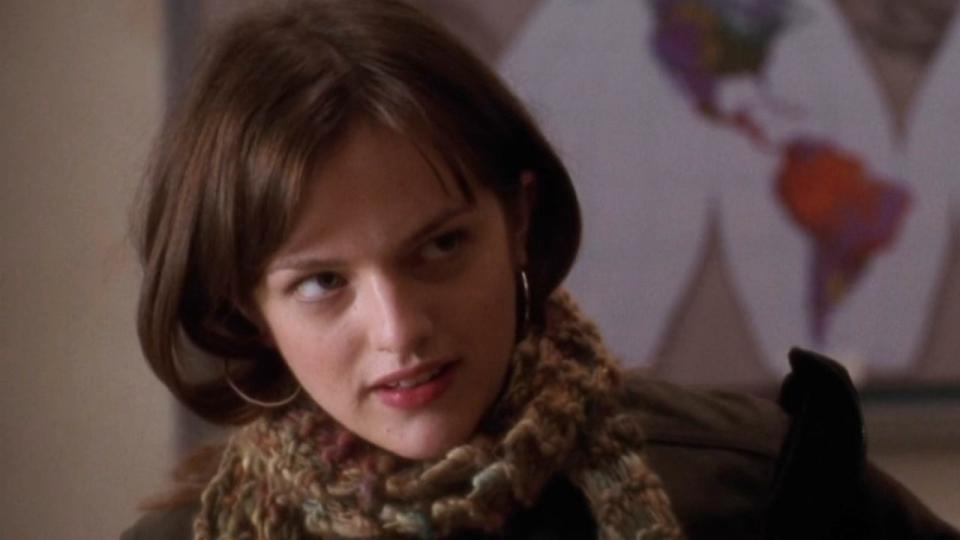 Elisabeth Moss as Zoey Bartlet on The West Wing.