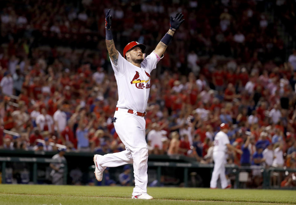 Yadier Molina is planning to retire following the 2020 season. (AP Photo/Jeff Roberson)