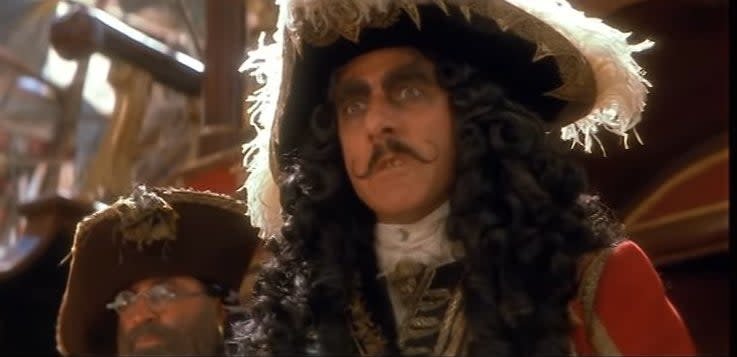 Captain Hook in "Hook"