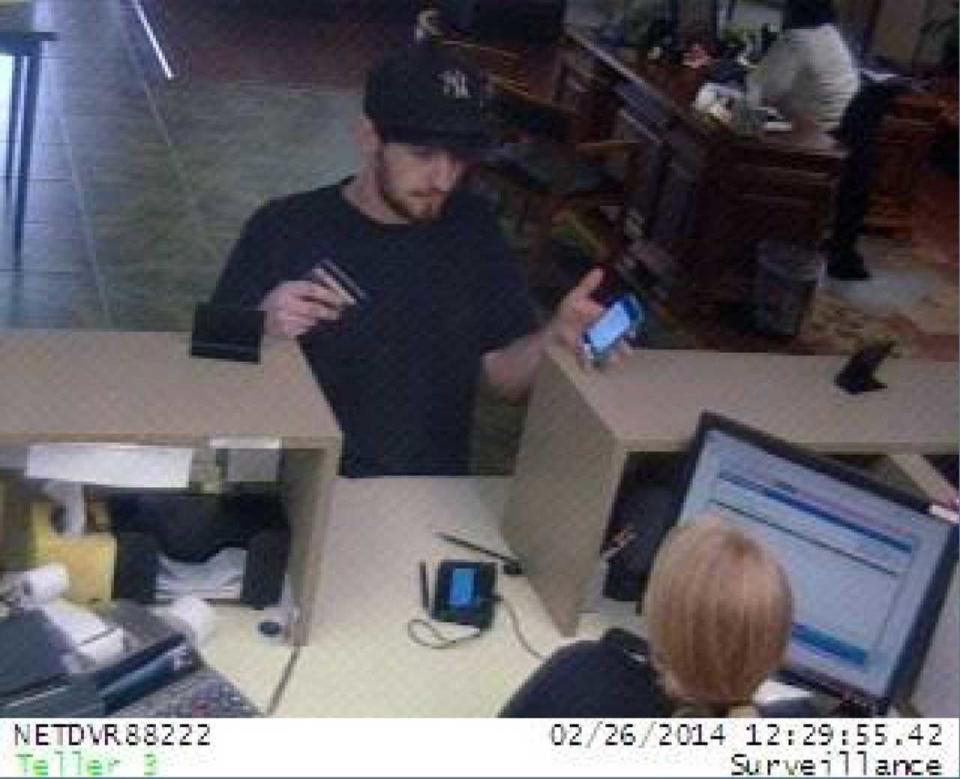 About 4 hours before Dylan called 911, he was photographed at a credit union where Christian had an account. Dylan told investigators that Christian had given him his debit card with a startling request. He says Christian told him to withdraw all of his money because he wanted to give it to him. But there was one problem: Dylan didn't have Christian's PIN number, so he left empty-handed.   / Credit: Meridian Police Dept.