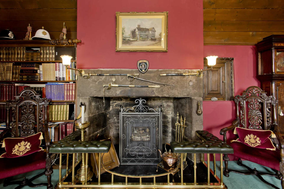 The unique property has some impressive historic features, including this inglenook fireplace. (Thorntons/BIG Partnership/SWNS)