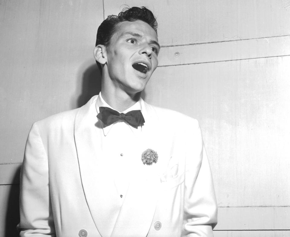 Frank Sinatra in August 1943.