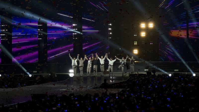 Super Junior《SUPER JUNIOR FAN PARTY IN KAOHSIUNG》首日3小時才結束。（圖／讀者提供）