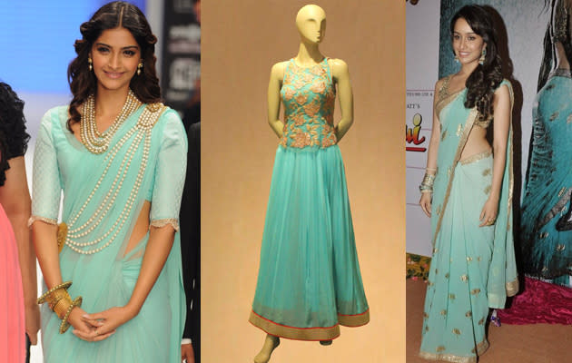 7 Latest Blue Colour Blouse Designs That Sparkle Elegance For Any  Pre-Wedding Function