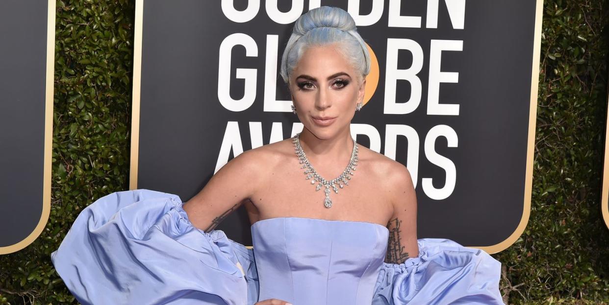 lady gaga at the golden globe awards 2019