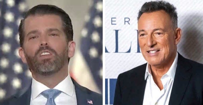 Donald Trump Jr. and Bruce Springsteen