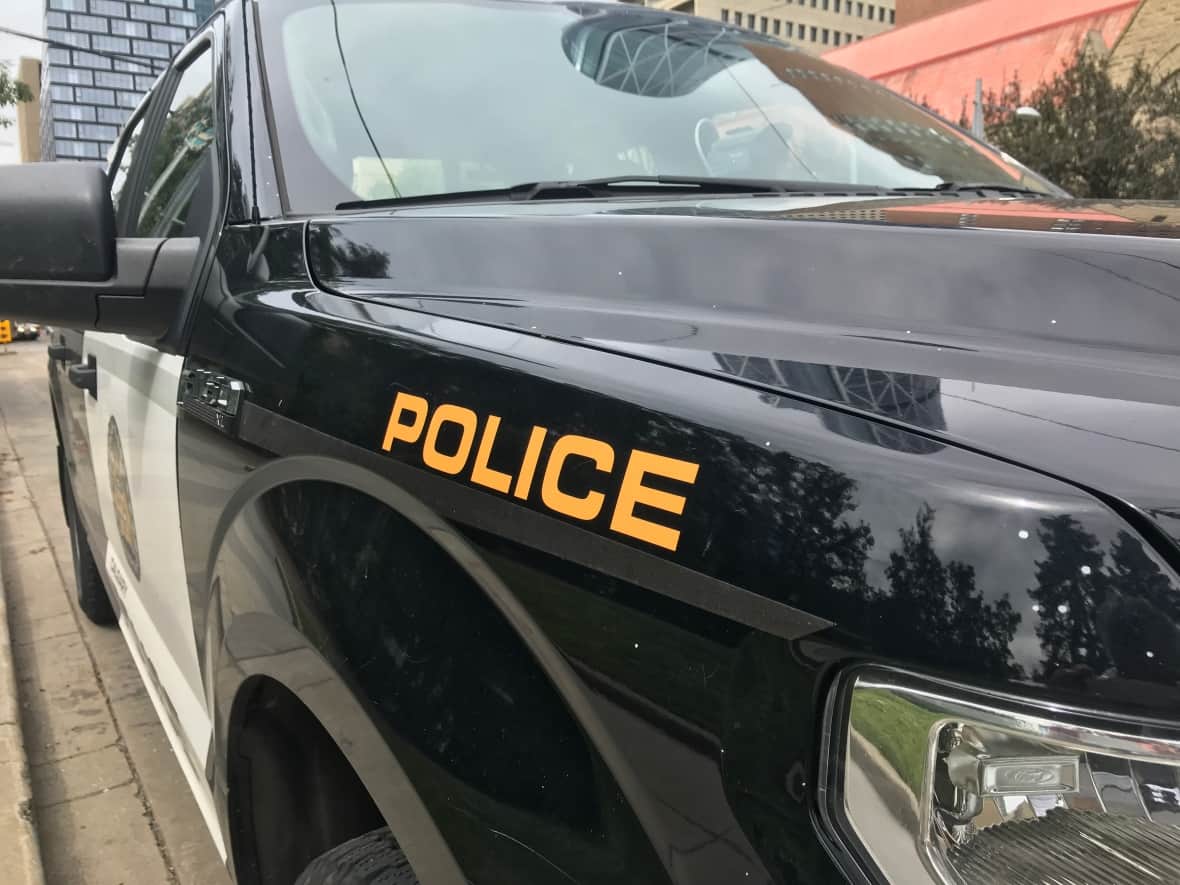 Calgary police are investigating after a man was found dead inside an apartment in the city's core on Tuesday night. (David Bell/CBC - image credit)