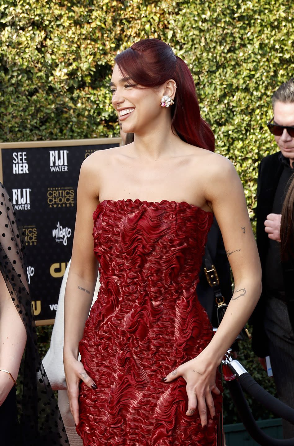 dua lipa at the 29th annual critics choice awards