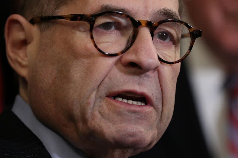 U.S. House Judiciary Committee Chairman Jerrold Nadler (D-NY) speaks at a news conference on Capitol Hill in Washington