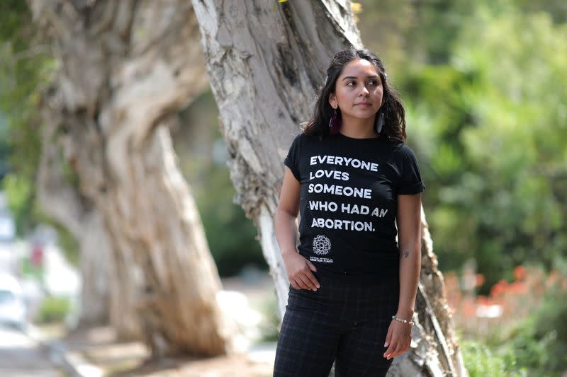 Jessy Rosales, 25, poses for a photo in Los Angeles