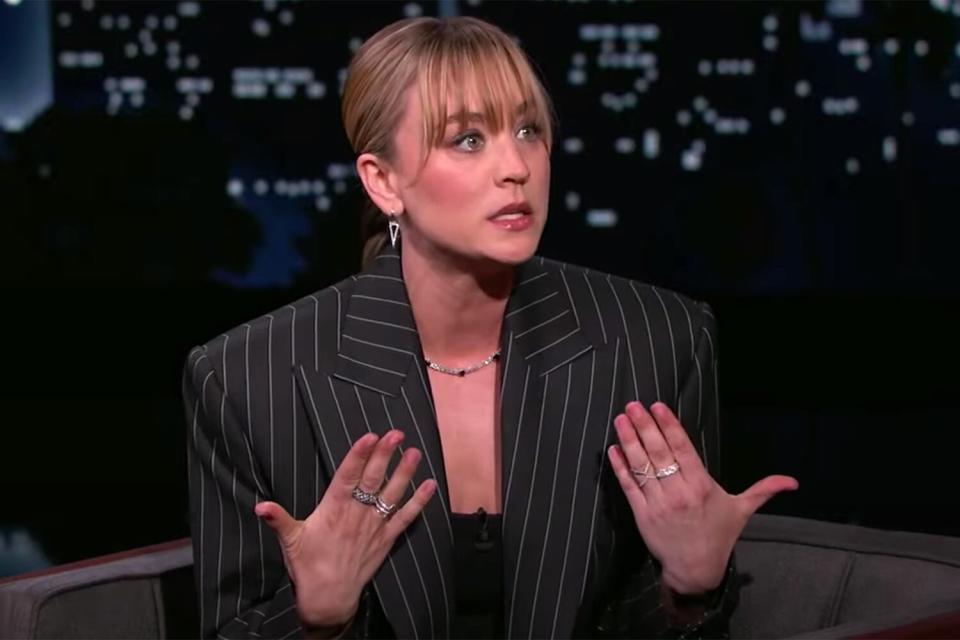 Kaley Cuoco on Jimmy Kimmel Live