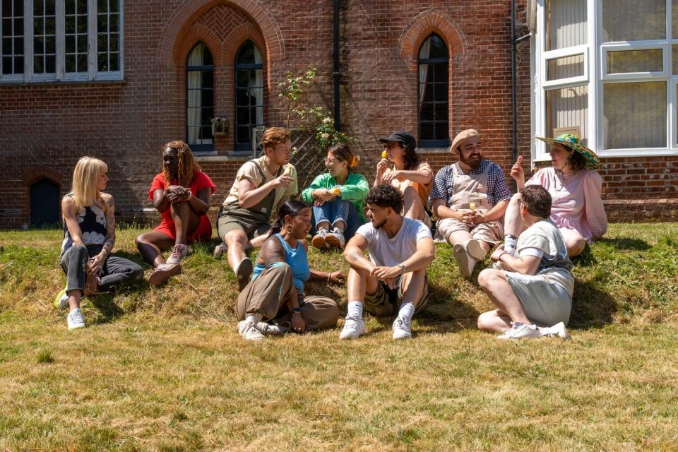 Contestants show off their different styles in former convent (BBC)