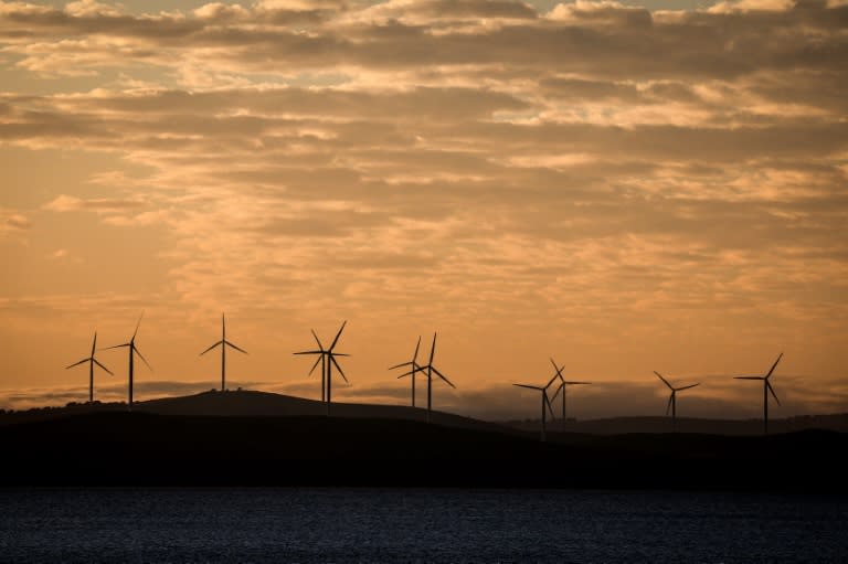 Winds exceeding 150 kilometres (93.2 miles) per hour in Australia's southeast almost doubled the usual wind generation (DAVID GRAY)