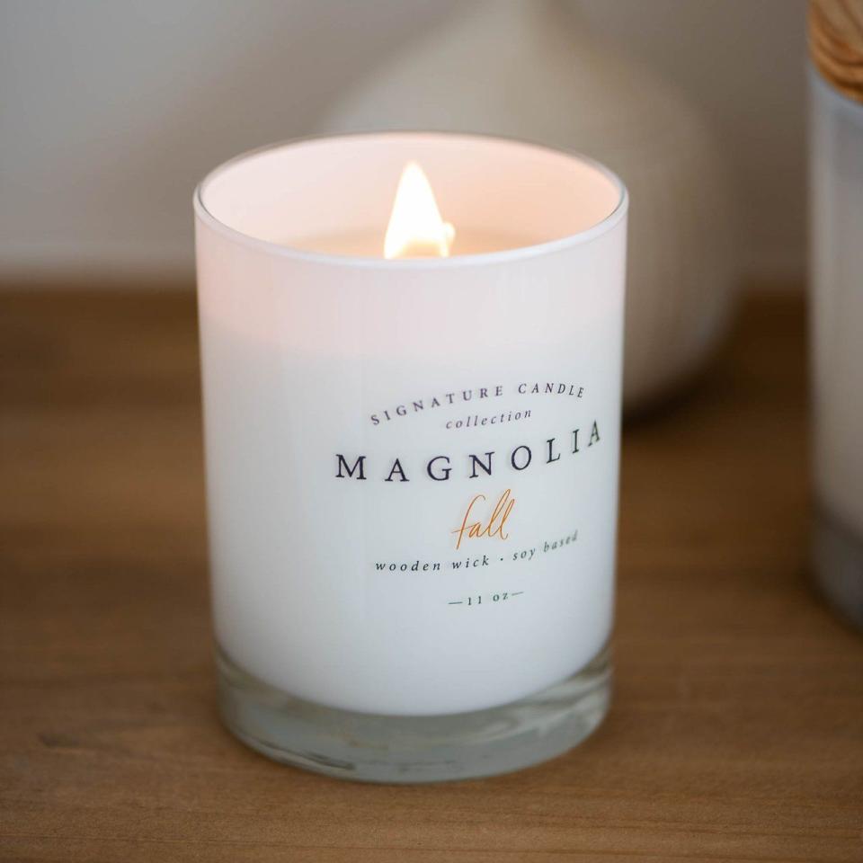 1) Magnolia Fall Candle