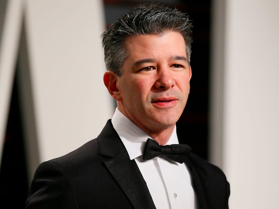 89th Academy Awards - Oscars Vanity Fair Party - Beverly Hills, California, U.S. - 26/02/17 – Uber co-founder Travis Kalanick. REUTERS/Danny Moloshok