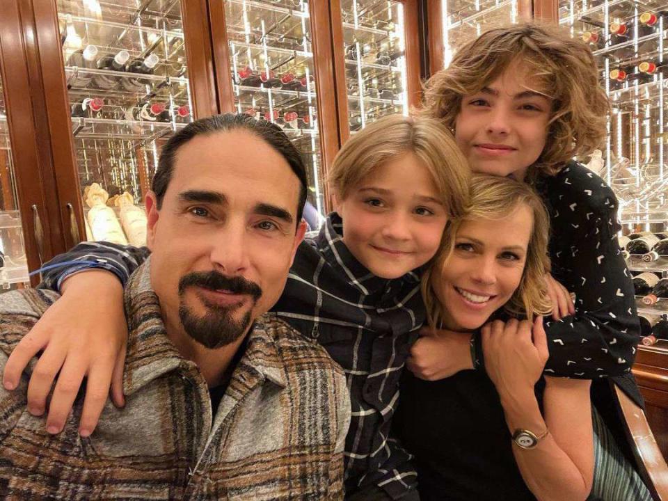 <p>Kevin Richardson/Instagram</p> Kevin Richardson of Backstreet Boys and his family 