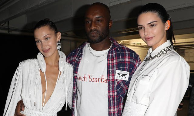 Virgil Abloh, Kendall Jenner and Bella Hadid getting prepared