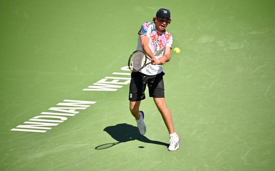 Los Angeles native Cassius Chinlund defeated Emon van Loben Sels to claim the 18U FILA Easter Bowl title at the Indian Wells Tennis Garden in Indian Wells, Calif. on Saturday, April 1, 2023.