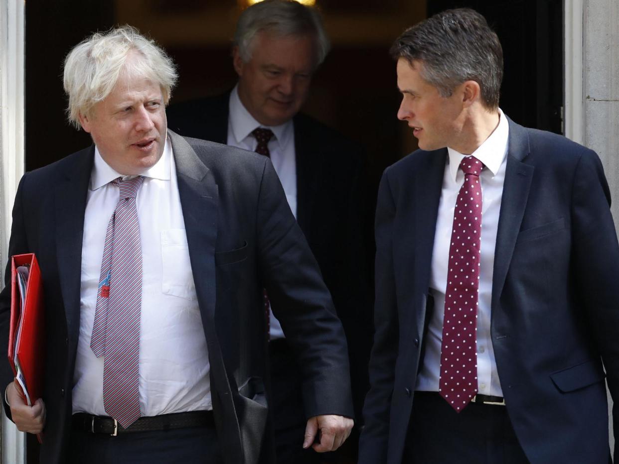 Another fine mess: Boris 'Ollie' Johnson and Gavin 'Stan' Williamson: AFP/Getty