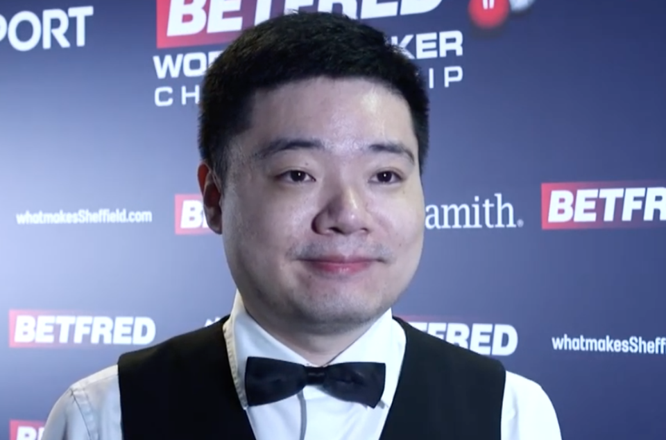 World No.11 Ding is a patron of Sheffield United and hopes to follow in their Premier League footsteps at the Crucible this month