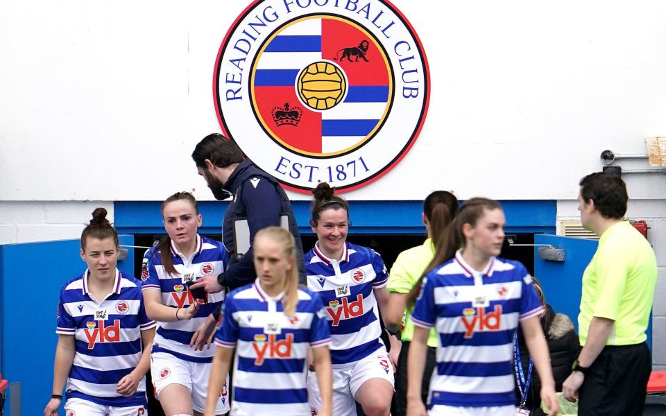 Reading will go part-time following their relegation from the Women's Super League - PA Wire/Zac Goodwin