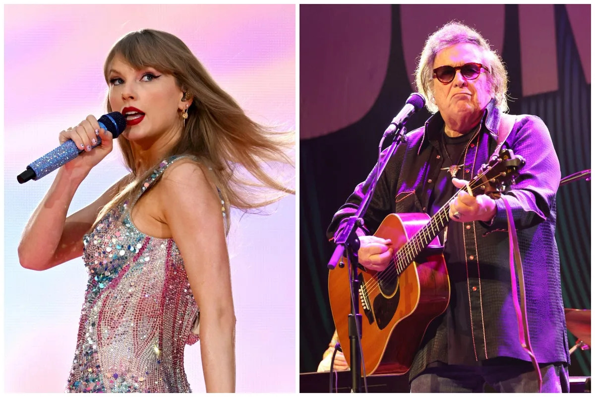 Don McLean (right) has shared his admiration for Taylor Swift (left) following her ‘classy’ move (ES Composite)