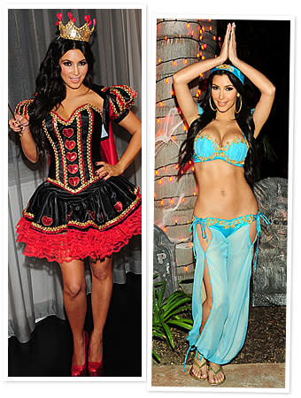 Kim Kardashian’s Halloween Costumes: See the Photos!