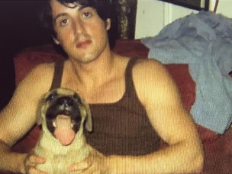 La imagen de Stallone, Butkus y su cuaderno donde empezó a escribir guiones