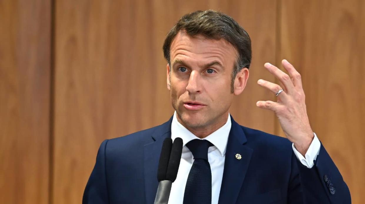 Emmanuel Macron. Stock photo: Getty Images