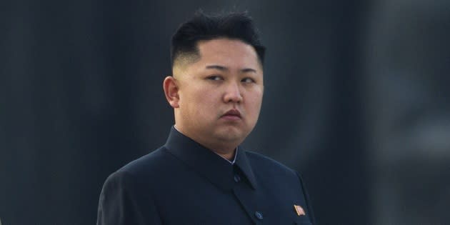 In this April 13, 2012 photo, North Korean leader Kim Jong Un stands next to senior military leaders during a ceremony in honor of his father, Kim Jong Il and grandfather, Kim Il Sung in Pyongyang. In very different ways, North Korea, run by the same family as a Stalinist dictatorship since the 1940s, and Myanmar, run by a cabal of generals, have opened themselves up over the past year or so, allowing the world to peer behind the political curtains they had so laboriously erected, but the question of whether there has been any real change still remains. (AP Photo/David Guttenfelder)