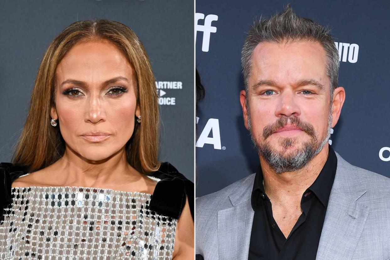 <p>Michael Buckner/Variety via Getty; Sam Santos/Shutterstock</p> Jennifer Lopez; Matt Damon