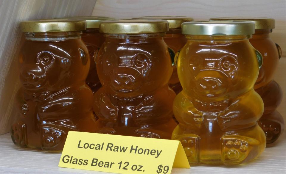 Cherry City  Honey Farms has multiple sizes and types of honey from clover to buckwheat and also has honeys that are flavored such as cinnamon and hot spices. The shop also takes back their empty jars so they can be recycled and refilled.
