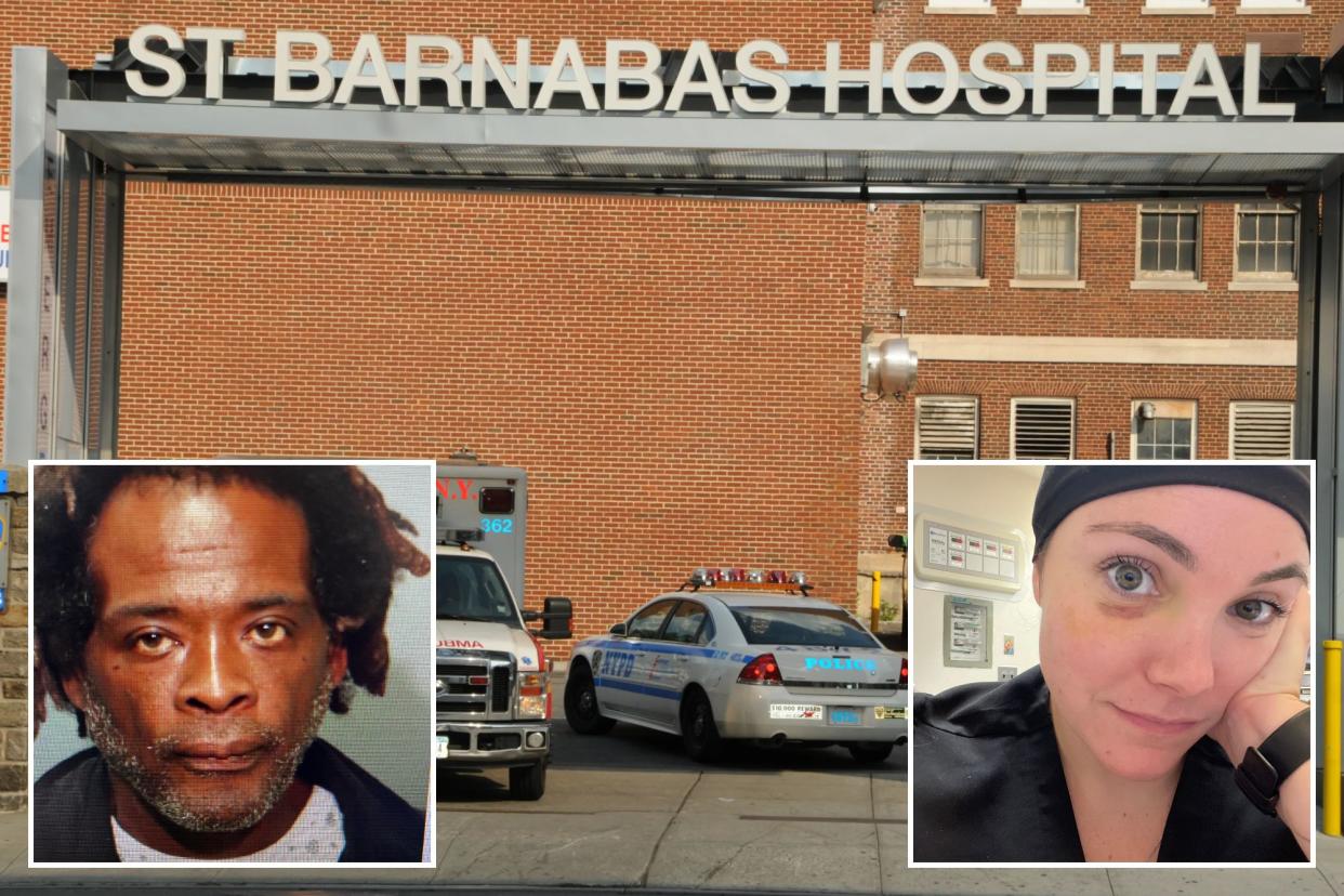 St. Barnabas hospital perp on the loose