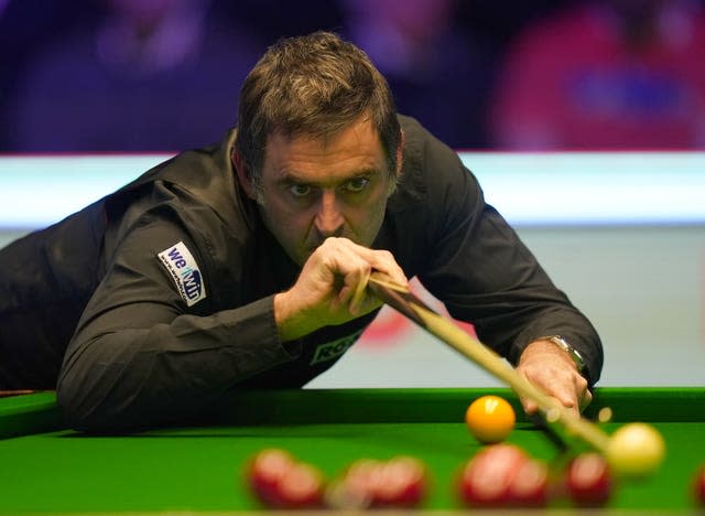 Ronnie O’Sullivan breezed into the next round (Adam Davy/PA)