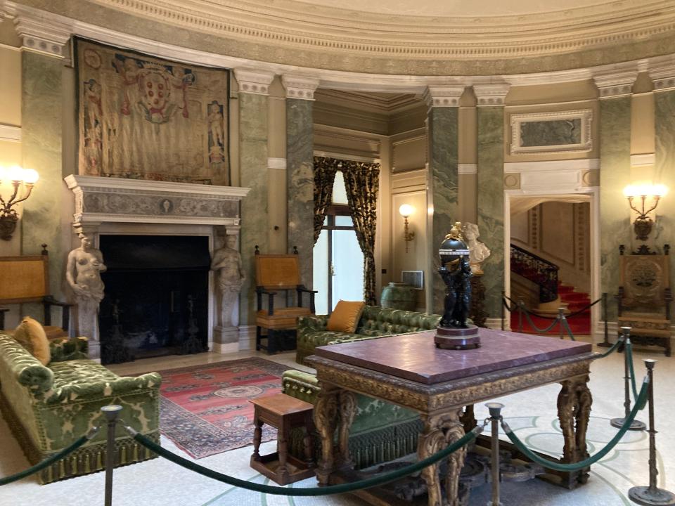 The main room in the Vanderbilt mansion.