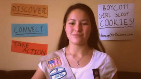 Teen calls for Girl Scout cookie boycott