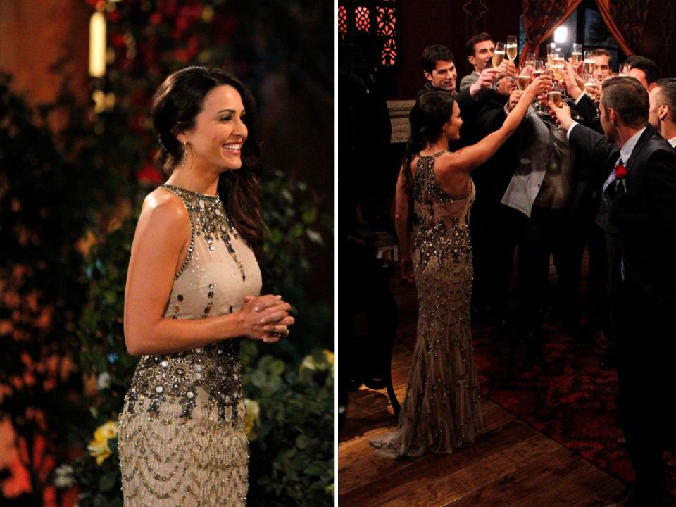 Andi Dorfman on night one of season 10 of "The Bachelorette."