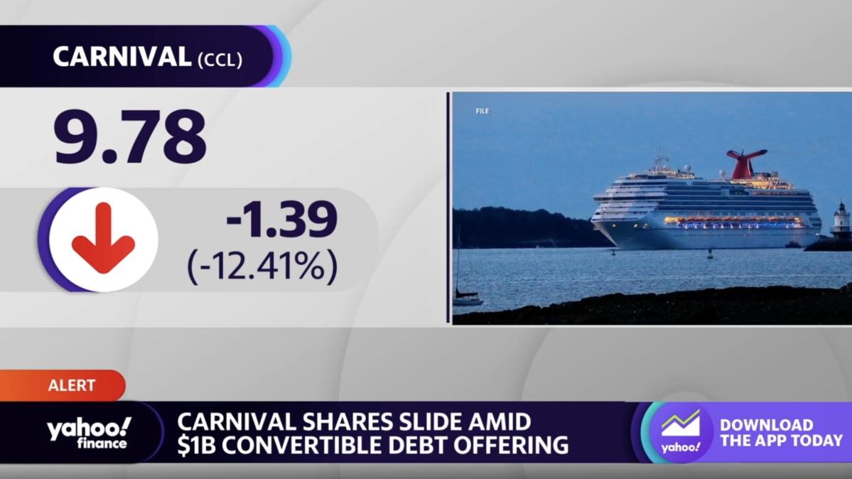 carnival cruise line debt