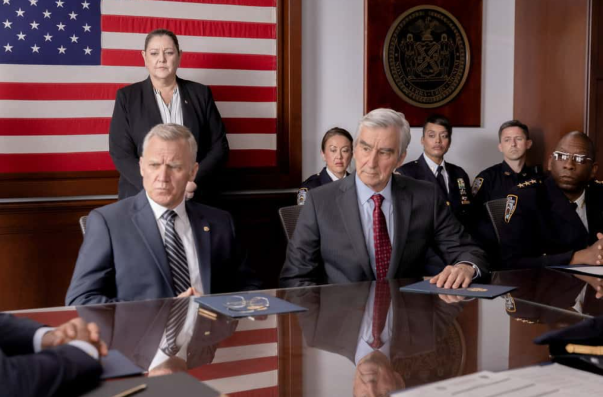 Sam Waterston dans la série « New York Police Judiciaire ».