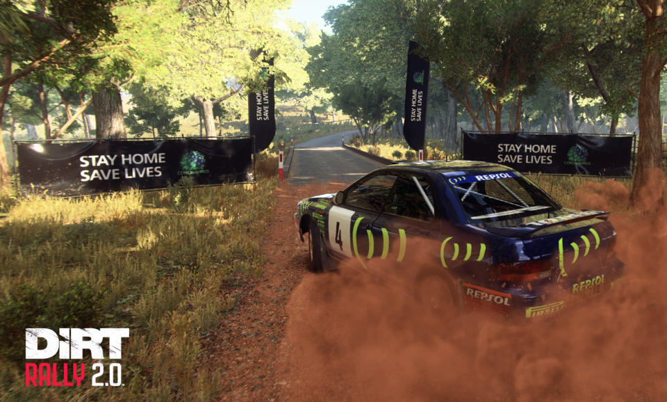 Gamers will see coronavirus safety messages in Codemasters’ DiRT Rally 2.0 (Codemasters/PA)