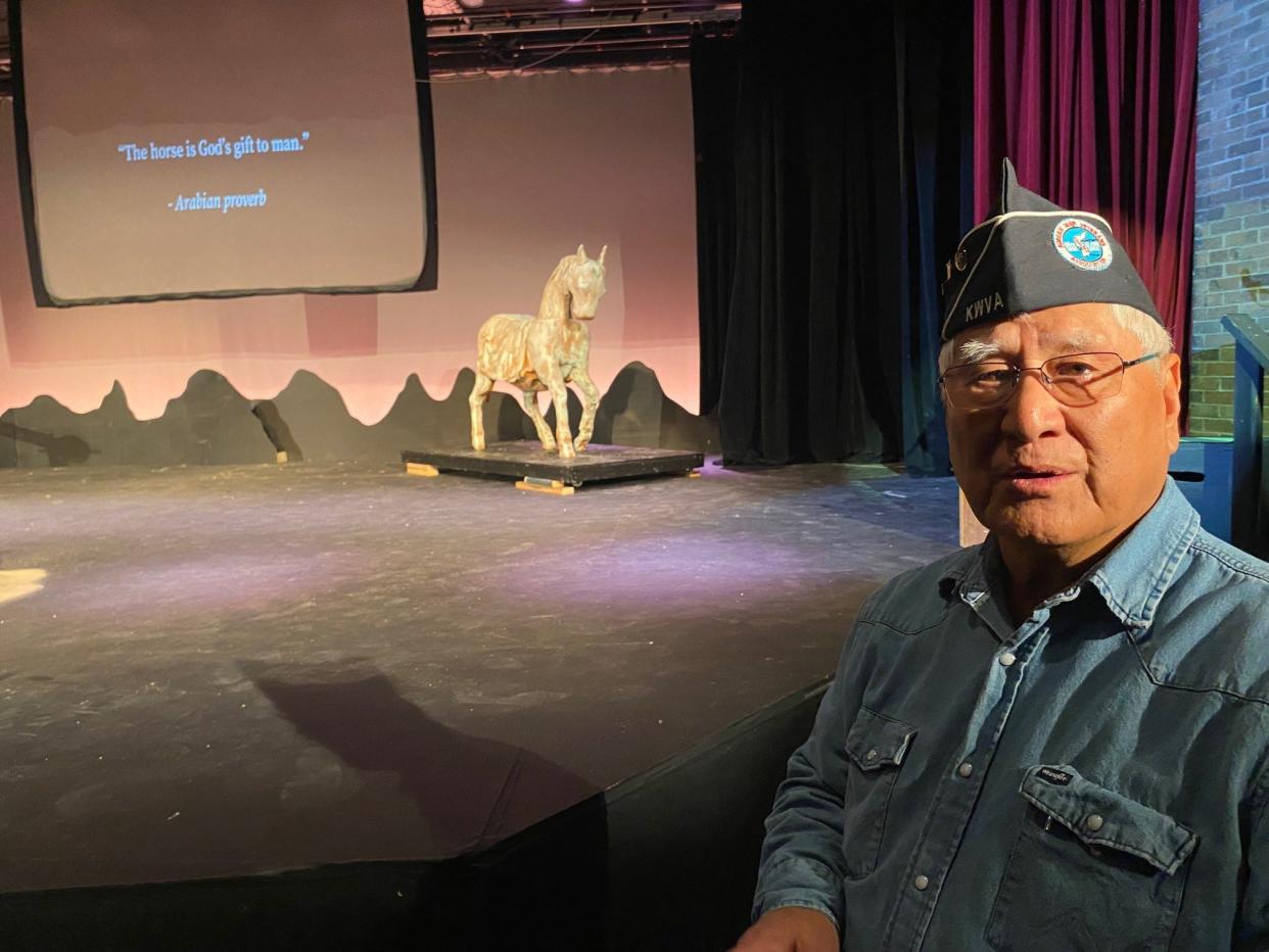 Retired psychiatrist Jay Haar was 10 years old when North Korea bombed his home town of Seoul. A Veterans Day celebration was held Wednesday at the campus of The Ohio State University at Mansfield/North Central State College where "A Horse Named Reckless" will be presented this weekend.